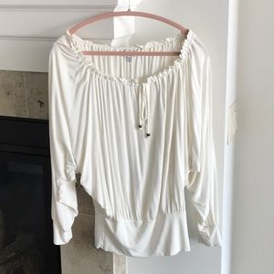 Beautiful Bebe White Top, XS